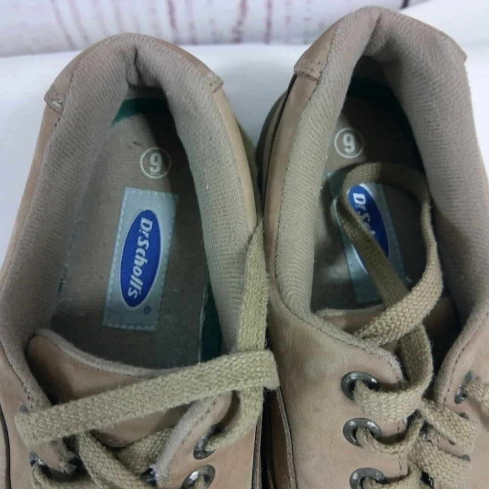 Dr. Scholl's Dr Brandon Men's Tan Lace Up Shoes Size 9